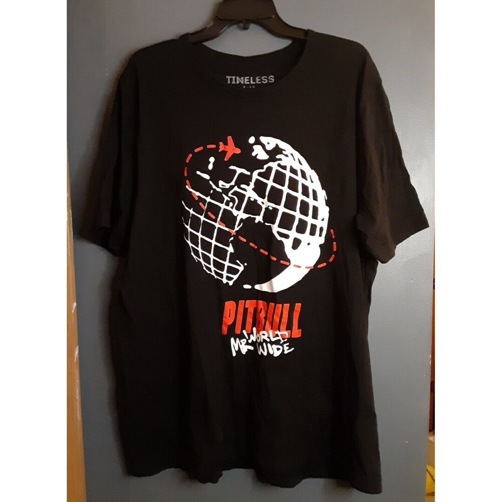 Timeless Miami Pit Bull T Shirt XXL Black Mr Worldwide Concert Tee